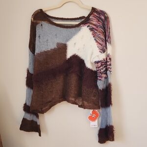 Cider Colorful Knit Sweater